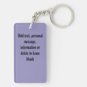 アールヌーボー魔女パープル キーホルダー (裏面)