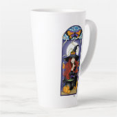 アールヌーボー魔女 カフェラテマグ (右アングル)