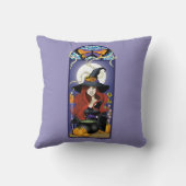 アールヌーボー魔女 クッション (裏面)