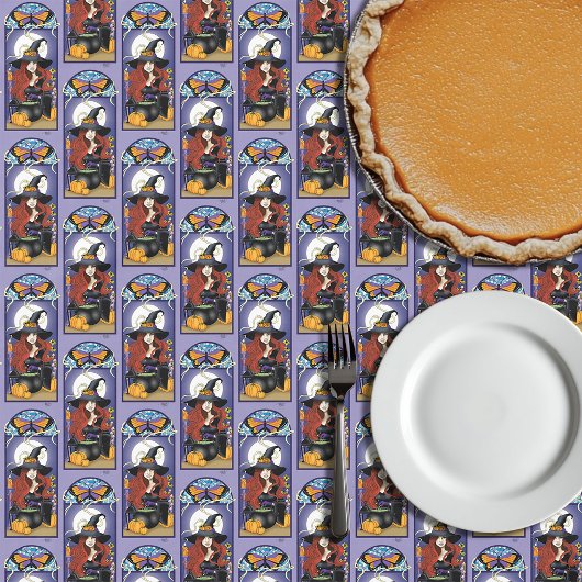 アールヌーボー魔女 テーブルクロス