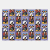 アールヌーボー魔女 ラッピングペーパーシート (正面3)