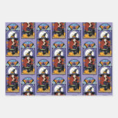 アールヌーボー魔女 ラッピングペーパーシート (正面2)