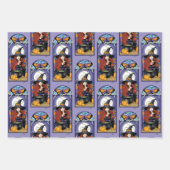 アールヌーボー魔女 ラッピングペーパーシート (正面)