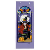 アールヌーボー魔女 ワインギフトバッグ (裏面)