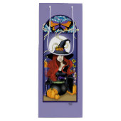 アールヌーボー魔女 ワインギフトバッグ (正面)