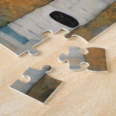 アールヌーボー黒熊 ジグソーパズル (側面)