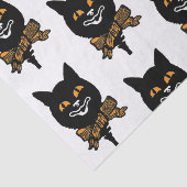 アールヌーボー黒猫のティッシュペーパー 薄葉紙 (詳細)