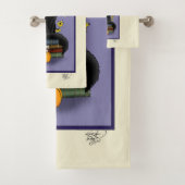 アールヌーボー黒猫 バスタオルセット (インサイチュ)