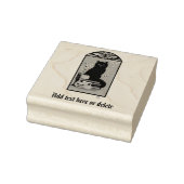 アールヌーボー黒猫 ラバースタンプ (スタンプ)