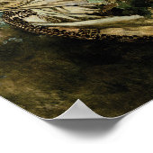 アールヌーボー1905年マドンナ・オブ・ザ・リリーbyミュシャ ポスター (角)