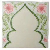 アールヌーボー1905年H.& R.ジョンソン タイル (正面)