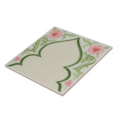 アールヌーボー1905年H.& R.ジョンソン タイル (側面)