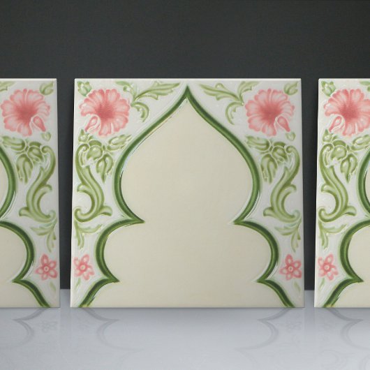 アールヌーボー1905年H.& R.ジョンソン タイル