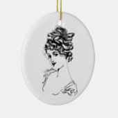 アールヌーボー1917年 セラミックオーナメント (右)