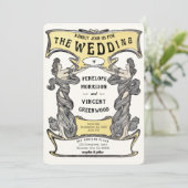 アールヌーボー2結婚女子 招待状 (スタンド正面)