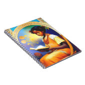 アールヌーボー・アフリカ・ア読メリカの女の子の本 ノートブック (右側)