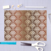 アールヌーボー，アートデコ，ヴィンテージ，ブルゴーニュ，金ゴールド，シック，エル 薄葉紙 (クラフト)