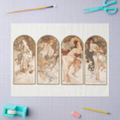 アールヌーボー、アールデコ、シーズン、デコページミュシャ 薄葉紙 (クラフト)