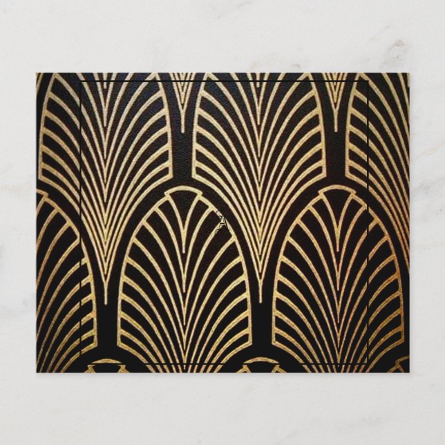 アールヌーボー，アールデコ，ファンパターン，ブロンズ，金ゴールド,bl (正面)