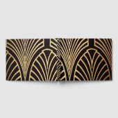 アールヌーボー,アールデコ,ファンパターン,ブロンズ,金ゴールド,bl ゲストブック (全面)