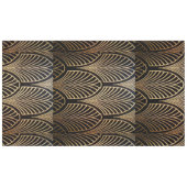 アールヌーボー,アールデコ,ファンパターン,ブロンズ,金ゴールド,bl テーブルクロス (正面(横))