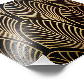 アールヌーボー,アールデコ,ファンパターン,ブロンズ,金ゴールド,bl フォトプリント (角)