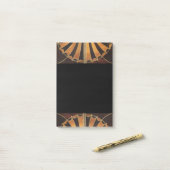 アールヌーボー、アールデコ、ヴィンテージ、数々の木色 ポストイット (デスク上)