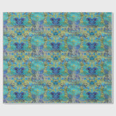 アールヌーボー・ウィリアム・モリス1960年代1970年代モダンレトロ ラッピングペーパー (フラット)