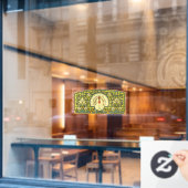 アールヌーボー ウィンドウサイン (カフェ窓)