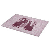 アールヌーボー・ウサギ・ド・モーガン・モリス・ペア カッティングボード (角)