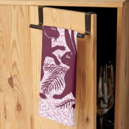 アールヌーボー・ウサギ・ド・モーガン・モリス・ペア キッチンタオル