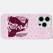 アールヌーボー・ウサギ・ド・モーガン・モリス・ペア Case-Mate iPhoneケース (裏面 (横))
