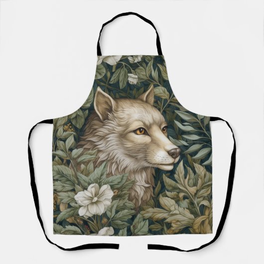 アールヌーボー・ウルフ葉・イン・ズ エプロン (正面)