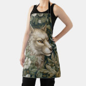 アールヌーボー・ウルフ葉・イン・ズ エプロン (インサイチュ)