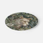 アールヌーボー・ウルフ葉・イン・ズ ペーパープレート (アングル)