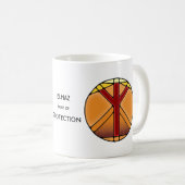 アールヌーボー・エルハズ・ルーン・マグ – 保護！ コーヒーマグカップ (正面右)