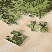 アールヌーボー:カラフルヴィンテージオーナメント。 ジグソーパズル (側面)