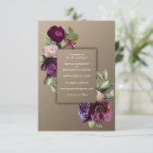 アールヌーボー, ゴールド,, アールデコ, ヴィクトリアン, ウェディング, カード (スタンド正面)