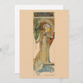 アールヌーボー サンキューカード (正面/裏面)