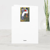 アールヌーボー サンキューカード (裏面)