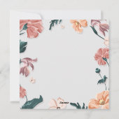 アールヌーボー シーズンカード (裏面)