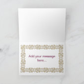 アールヌーボー シーズンズ グリーティングス シーズンカード (内部)