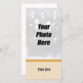 アールヌーボー スタイルの写真カード ランドスケープ (正面/裏面)