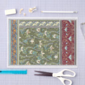 アールヌーボー・スノードロップフラワーフランスの・バイ・アーティスト1896 薄葉紙 (クラフト)