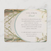 アールヌーボー・スプレンダー結婚：の情報 エンクロージャーカード (正面)