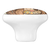 アールヌーボー セラミックノブ (側面)