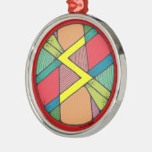 アールヌーボー・ソウィロ・ルーン・オブ・サクセス メタルオーナメント (左)