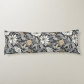 アールヌーボー、ダマスクのパターオーガニックン、曲線 ボディピロー (裏面)