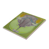 アールヌーボー·チューリフェイクップス·チューベリン タイル (側面)