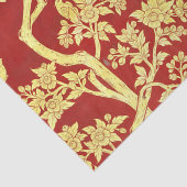 アールヌーボー，デコ，アジア，金ゴールド，赤，ヴィンテージ，素朴，flo 薄葉紙 (詳細)